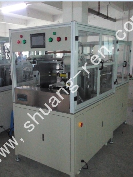 鋁殼鋼殼自動(dong)貼膜機